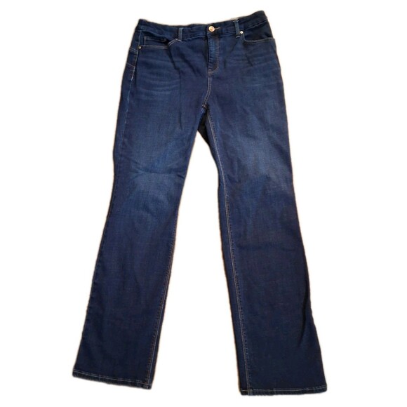 Women's Chico's So Lifting Straight Leg Jeans Size 1 (8) Regular - Picture 1 of 5